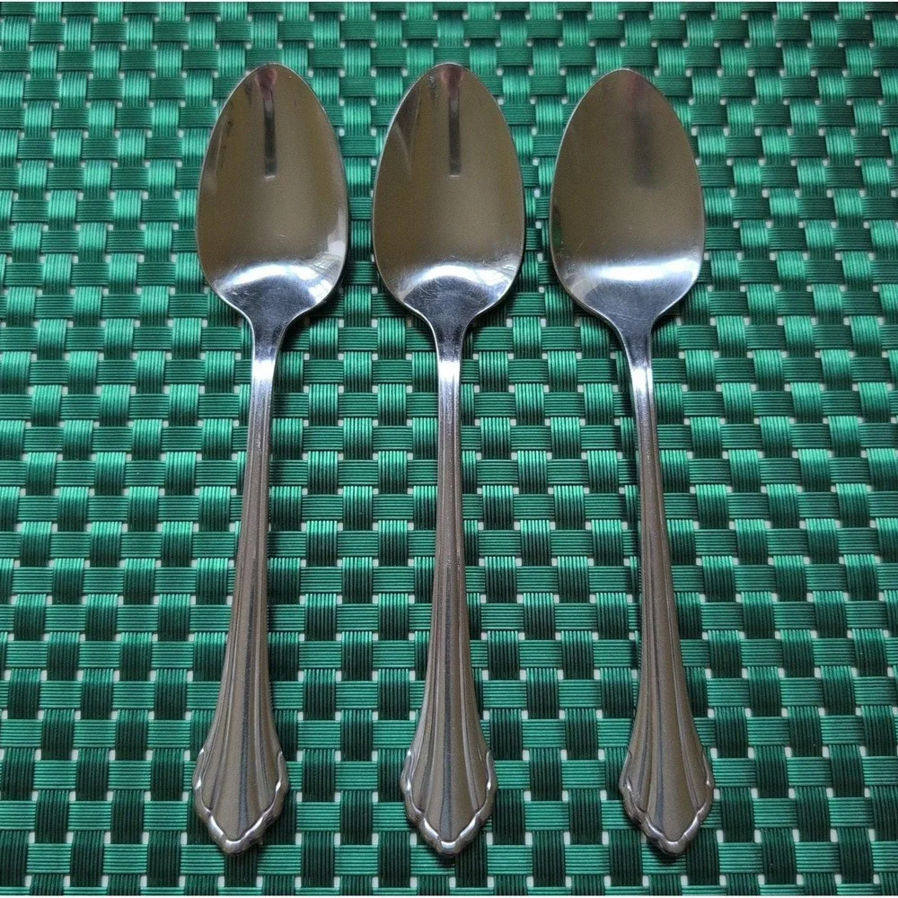 Oneida CLARETTE Teaspoons Set Lot of 3 Community Betty Crocker Stainless USA Vtg